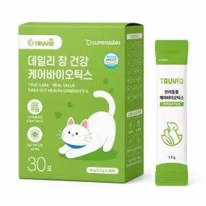 트루비오 데일리 장건강 케어바이오틱스 고양이 30포