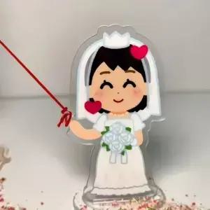 YN 릴 액션 피규어 스탠드 웨딩 스타일 컬렉션 장 캐릭터 정교한 선물 귀여운