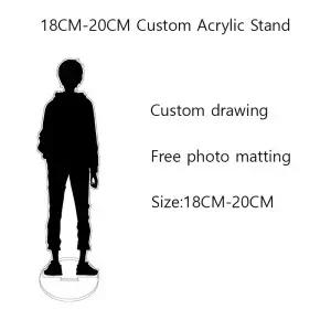 8cm20cm 맞춤 릴 스탠드 캐릭터 프레 선물 장식 액세서리 상품