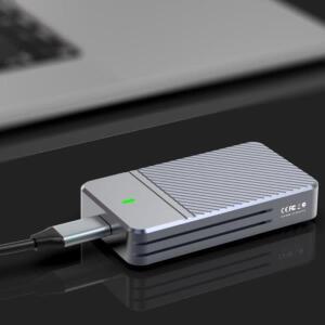 [보호보관용]mSATA to TypeC SSD 인클로저 박스 내부 드라이브용 알루미늄 합금 케이스