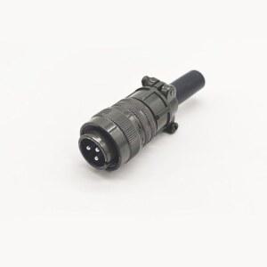 BOUUNCIY MIL-DTL-5015 시리즈 원형 커넥터, MS3106A16-10P 3핀 남성 산업용 커넥터 솔더 종단, 박스 장착, 16-10 인서트 배열, 쉘 크기 16개, 접점 3개