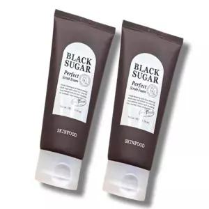 스킨푸드 블랙 슈가 퍼펙트 스크럽 폼 180ml 2개
