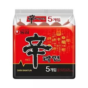 [하프클럽/기타]봉지라면 농심 신라면 120g 40개
