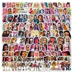 Bratz 인형 스티커 그래피티 장식 노트북 전화 케이스 스케이트보드 오토바이 방수 데칼 0 개 30 50 00