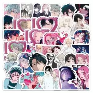 52개 외계인 무대 스티커 틸 이반 DIY 스크랩북킹 전화기 수하물 스케이트보드 방수 데칼
