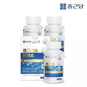 종근당 마그네슘 플러스 90정 3박스 9개월분 / 비타민B 4중 복합기능성