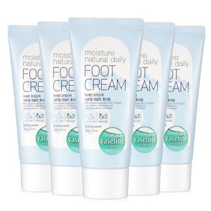 바세린 모이스처 풋크림 60ml 5개 /데일리 고보습 케어
