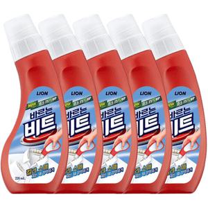 바르는 비트 와이셔츠목때 흰옷얼룩제거 220ml X5개 애벌세제 칼라 소매 부분세정제