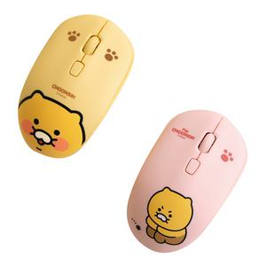 올드림 카카오프렌즈 춘식이 무선 마우스 열심춘식 미소 볼빨간