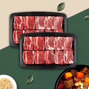 [신세계라이브쇼핑][웰던푸드] 호주산 찜갈비 2kg (1kg x 2팩)