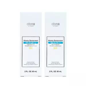 애터미 선크림 2개 SPF50+ (화이트/베이지) 무 료 배 송