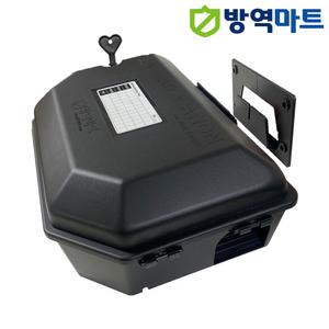 특허받은 벽 고정 마우스 박스 식품공장 쥐 덫 끈끈이 트랩 쥐약 상자 방역업체 사용 제품