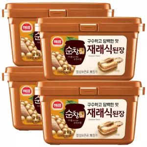 사조 해표 순창궁 재래식 된장 1kg x 4개 / 장류