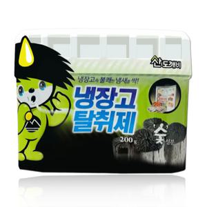 산도깨비 냉장고 탈취제 숯 200g 대용량 냄장 김치 음식 냄새 제거