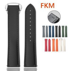 오메가 시마스터 20mm FKM 퀵 릴리즈 유니버셜 시계줄 액세서리 (롤렉스, 튜더 호환) 불소 고무 스트랩