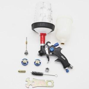 미니 스프레이 0MM 노즐 키트 8MM 250CC 혼합 어댑터가있는 탱크 에어 400CC 페인트