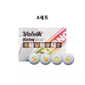 볼빅 MAXLONG 만월이 2피스 컬러 캐릭터 비거리 골프공