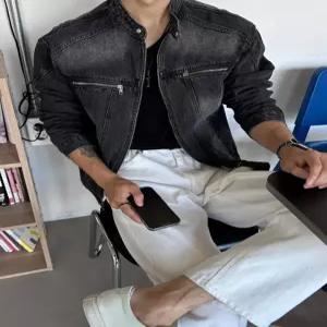 [아레스][700장돌파] 펄아이 CV 라인 바이커 크롭 자켓