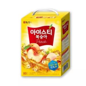 담터 복숭아 아이스티 80T 스틱 대용량 홈카페