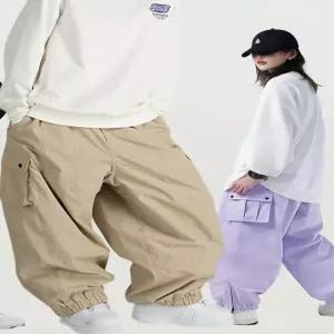 남자보드복바지 스키복 하의 카키색 팬츠 보드복 보드 멜빵 카키 겨울 스노우보드 패딩 바지
