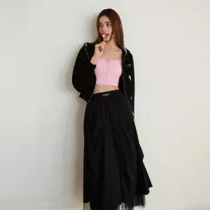 [BLUE LABEL] 언밸런스 샤 레이어드 밴딩 스커트 ES2