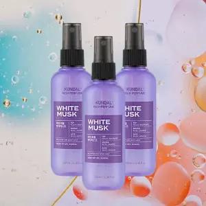 쿤달 리치 퍼퓸 바디미스트 화이트머스크향 100ml x 3개
