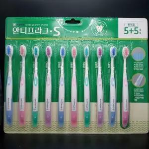 부광약품 안티프라그S 탄력모 5+5칫솔