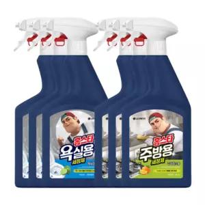 홈스타 욕실용 900ml x 3개+주방용 900ml x 3개