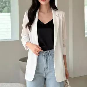 [모리스커밍홈] 베이직 오픈형 쉬폰 자켓_M2604JK608B