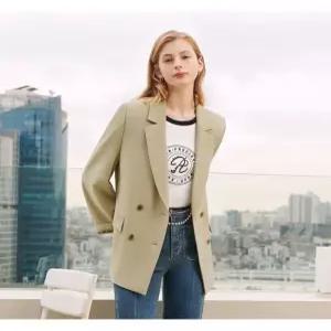 [숲][숲] 더블버튼 루즈핏 재킷 (SZ3JK34)