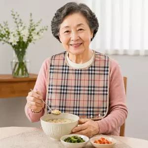 성인용 턱받이 방수 어른 노인 어르신 성인 환자용 요양원 병원 앞치마