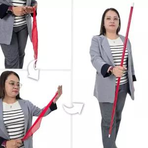 JL매직 마술지팡이 다이아몬드 스카프 마술도구 공연 마술트릭 이벤트 마술용품 (케인+실크세트)()