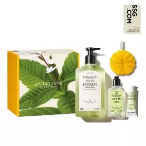 [록시땅](강남점)[기프트][단독] 버베인 샤워 젤 500ml 세트(+상품권+디럭스 2종+샤워볼) (버베나)