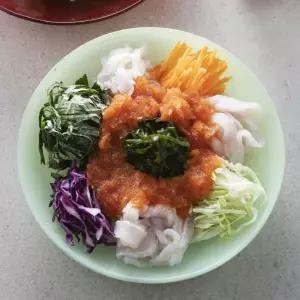 참가자미 세꼬시 회 물회 밀키트 500g 내외 야채 소스 육수 포함