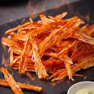 [해야미] 중독적으로 매콤한 불닭 오징어채 100g+100g 