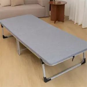싱글 접이식 침대 컴팩트 이동식 보조 1인용 간이 침대 190x80x36CM 원룸 캠핑용 휴대용 야전