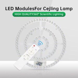 LED기판 천장 조명 LED 패널 AC220V 100W 원형 모듈 교체용 조명용 선풍기 램프 보드