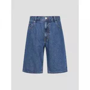 브랜드정품 빈폴 BEANPOLE MEN 워싱 데님 하프 팬츠 블루 164444