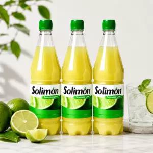 Solimon 솔리몬 라임즙 하이볼 홈카페 라임원액 1L, 3개