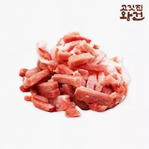 고깃집왕건 한돈 돼지고기 뒷다리살 탕수육용 1kg 후지 소분포장 식재료 업소용 도매