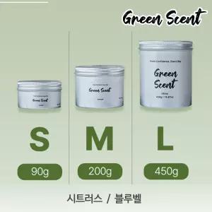 그린센트 에브리데이 고체탈취제 시트러스향 450g 2개 실내청정 악취 제거