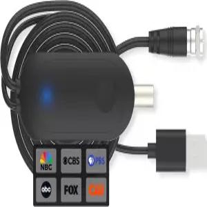USB 전원이 포함된 TV 안테나 증폭기 신호 부스터 - 실내 및 실외 디지털 HDTV 약한 수신 성능 향상 4K 8K