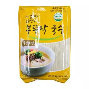부뚜막 국수 소면 3kg 옛날 잔치국수 비빔국수