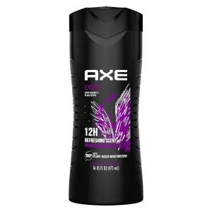 AXE 바디 워시 12시간 상쾌한 향으로 바삭한 코코넛과 블랙 페퍼 남성용 100 식물성 보습제 16온스 포함
