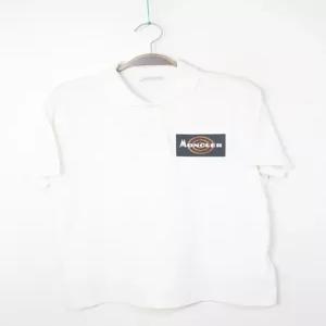MONCLER 몽클레어 반팔 카라티/화이트/PK 티셔츠 매장판 수입 구제 중고 명품 프리미엄 남성용 M 95