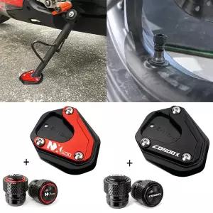 혼다 NX 500 NX500 NX400 2023 2024 2025 CB 500X CB500X 오토바이 확장 패드 사이드 스탠드 풋 킥스탠드