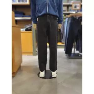 [리바이스] 578 배기 진 남성 와이드 청바지 블랙 흑청 사계절용 A4750-0029