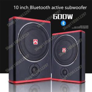 12V 고출력 액티브 차량용 개조 스피커 블루투스 10인치 초슬림 서브우퍼 600W