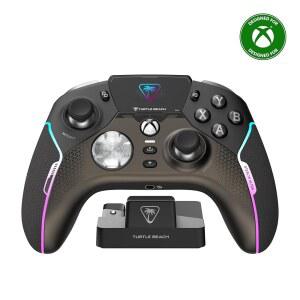 터틀 비치 스텔스 울트라 고성능 무선 게임 컨트롤러 X|S XBOX ONE WINDOWS PC ANDROID - LED 대시보드 급속 충전 도크 RGB 조명 블루투스 블랙 라이선스 제공