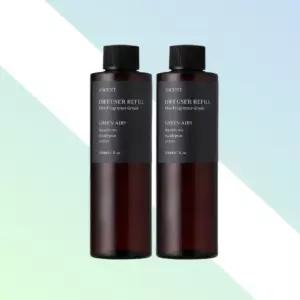 에이센트 디퓨저 리필액 200ml 2개 그린에어리향 대용량리필 실내방향제 은은한향 공간탈취